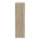Dulap dormitor cu usi glisante si oglinda Korredor, Sonoma, 120x60x220 cm - Stejar