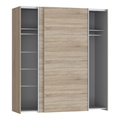 Dulap dormitor Noez, Stejar, 170x61x190 cm, imagine suplimentara