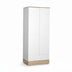 Dulap Haine Adore Base, 2 usi cu sertar si umeras, Alb, 80 x 198 x 52 cm