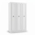 Dulap Haine Adore Hampton, 3 usi, Alb, 103 x 185 x 52 cm