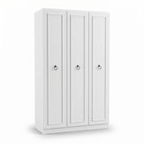 Dulap Haine Adore Hampton, 3 usi, Alb, 103x185x52 cm