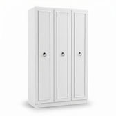 Dulap Haine Adore Hampton, 3 usi, Alb, 103 x 185 x 52 cm