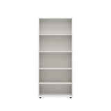 Dulap Haine Adore Oryana cu 2 usi si 5 rafturi, Alb - Nuc, 90x210x62 cm - Dulap Haine Adore Oryana cu 2 usi si 5 rafturi, Alb - Nuc, 90x210x62 cm