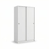 Dulap Haine Adore Slide Compact, 2 usi glisante, 94x182x52 cm - Alb