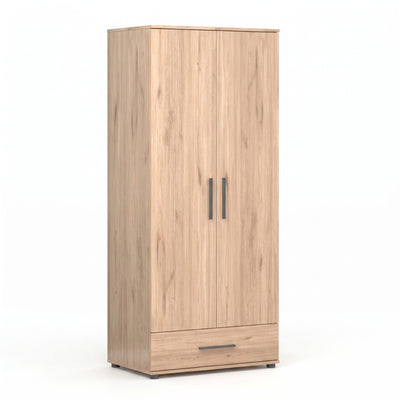 Dulap Haine Adore Trendline cu 2 usi si sertar, 80 x 187 x 52 cm