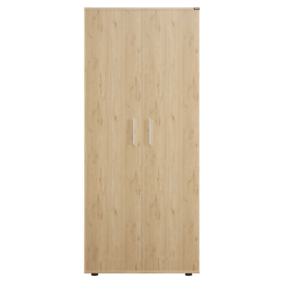 Dulap Haine Adore Trendline cu 2 usi si umeras, Alb - Stejar, 80x187x47 cm - Dulap Haine Adore Trendline cu 2 usi si umeras, Alb - Stejar, 80x187x47 cm