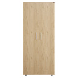 Dulap Haine Adore Trendline cu 2 usi si umeras, Alb - Stejar, 80x187x47 cm - Dulap Haine Adore Trendline cu 2 usi si umeras, Alb - Stejar, 80x187x47 cm