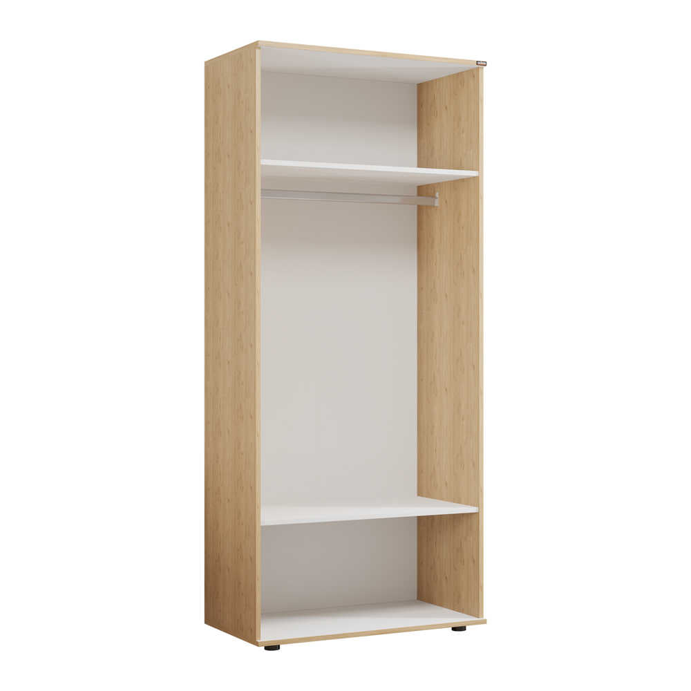 Dulap Haine Adore Trendline cu 2 usi si umeras, Alb - Stejar, 80x187x47 cm - Dulap Haine Adore Trendline cu 2 usi si umeras, Alb - Stejar, 80x187x47 cm