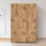 Dulap Haine Hedera 11, Stejar, 189x48x120 cm