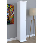 Dulap Juan, alb, 30x35x177 cm, detaliu produs