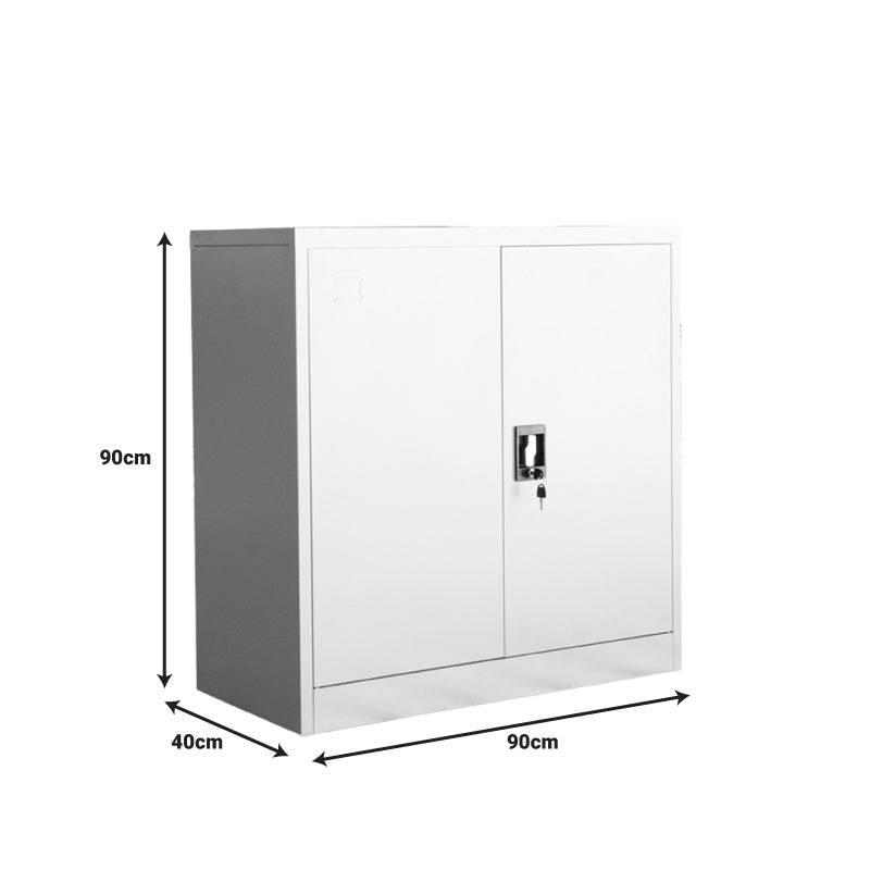 Dulap metalic Armon I, Gri deschis, 90x40x90 cm