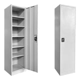 Dulap multifunctional Koya, Metal, 45x50x180 cm - Gri