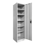 Dulap multifunctional Koya, Metal, 45x50x180 cm - Gri