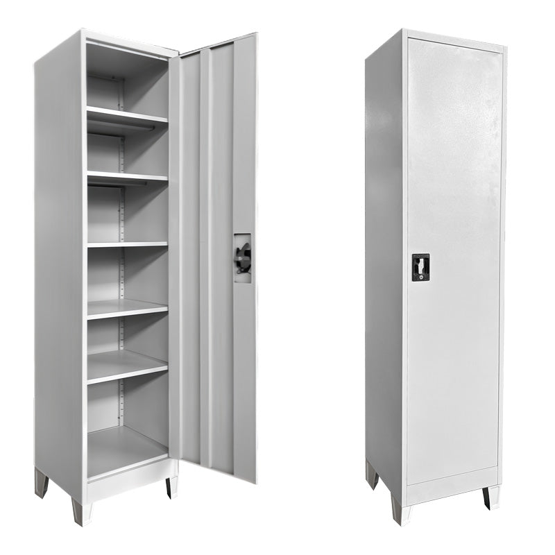 Dulap multifunctional Koya, Metal, 45x50x190 cm - Gri