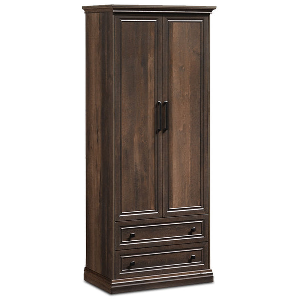 Dulap Mozart cu 2 usi si 2 sertare, nuc, 83x52x203 cm