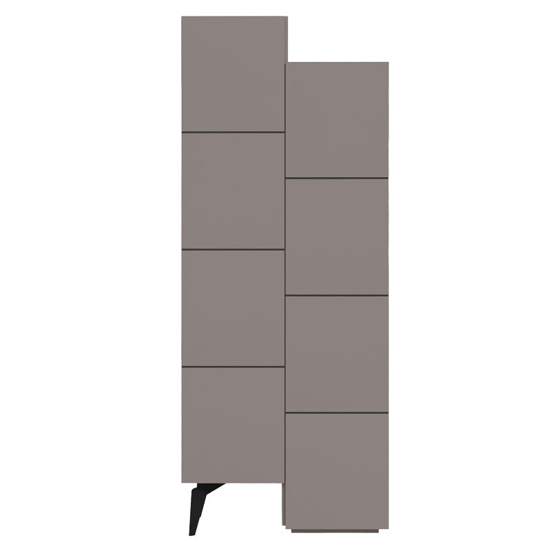 Dulap Multicolorfunctional Dulap romane Latte, Bej, 62x37x155 cm
