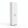 Dulap multifunctional Adore Diamond, 8 rafturi, 2 Usi, Alb 50x181x37 Cm