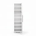 Dulap Multifunctional Adore Diamond, 8 rafturi, Usa reversibila, Alb, 50x187x35 cm, detaliu produs
