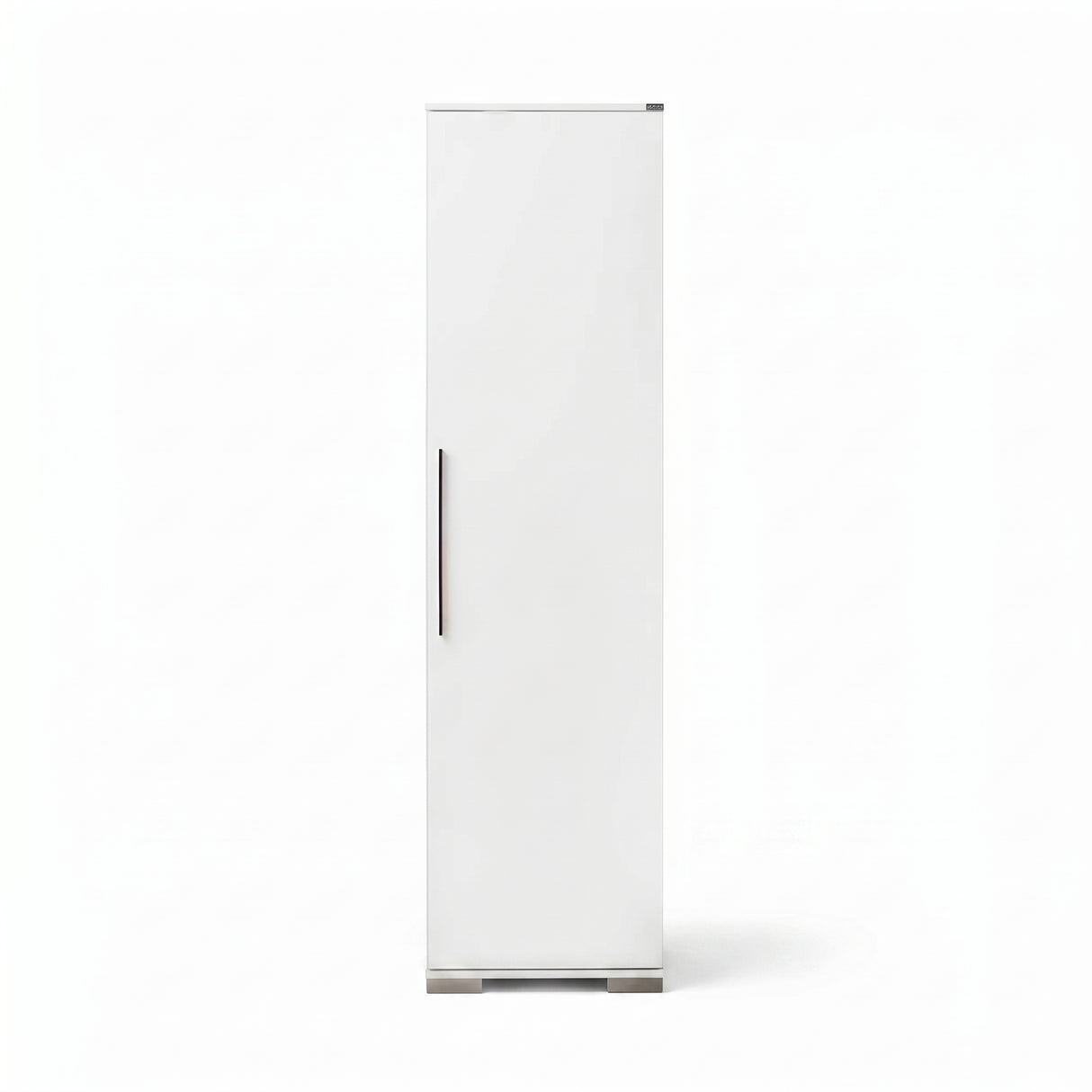 Dulap Multifunctional Adore Diamond, 8 rafturi, Usa reversibila, Alb, 50x187x35 cm