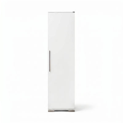 Dulap Multifunctional Adore Diamond, 8 rafturi, Usa reversibila, Alb, 50x187x35 cm, foto produs 6