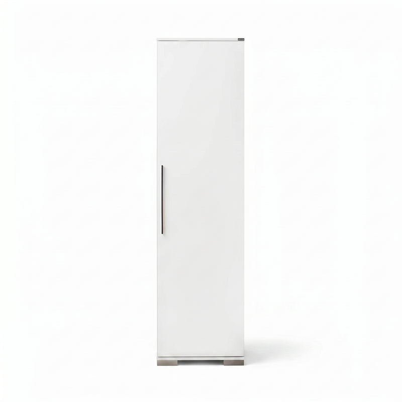 Dulap Multifunctional Adore Diamond, 8 rafturi, Usa reversibila, Alb, 50x187x35 cm, foto produs 6