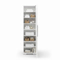 Dulap Multifunctional Adore Diamond, 8 rafturi, Usa reversibila, Alb, 50x187x35 cm, foto produs 10