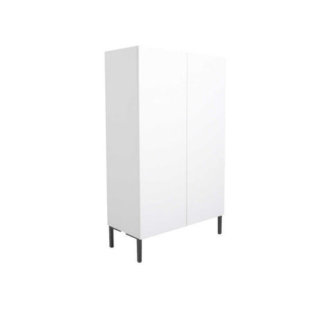 Dulap Multifunctional Adore Pool cu 2 usi si 6 rafturi, Alb, 72x119x34 cm