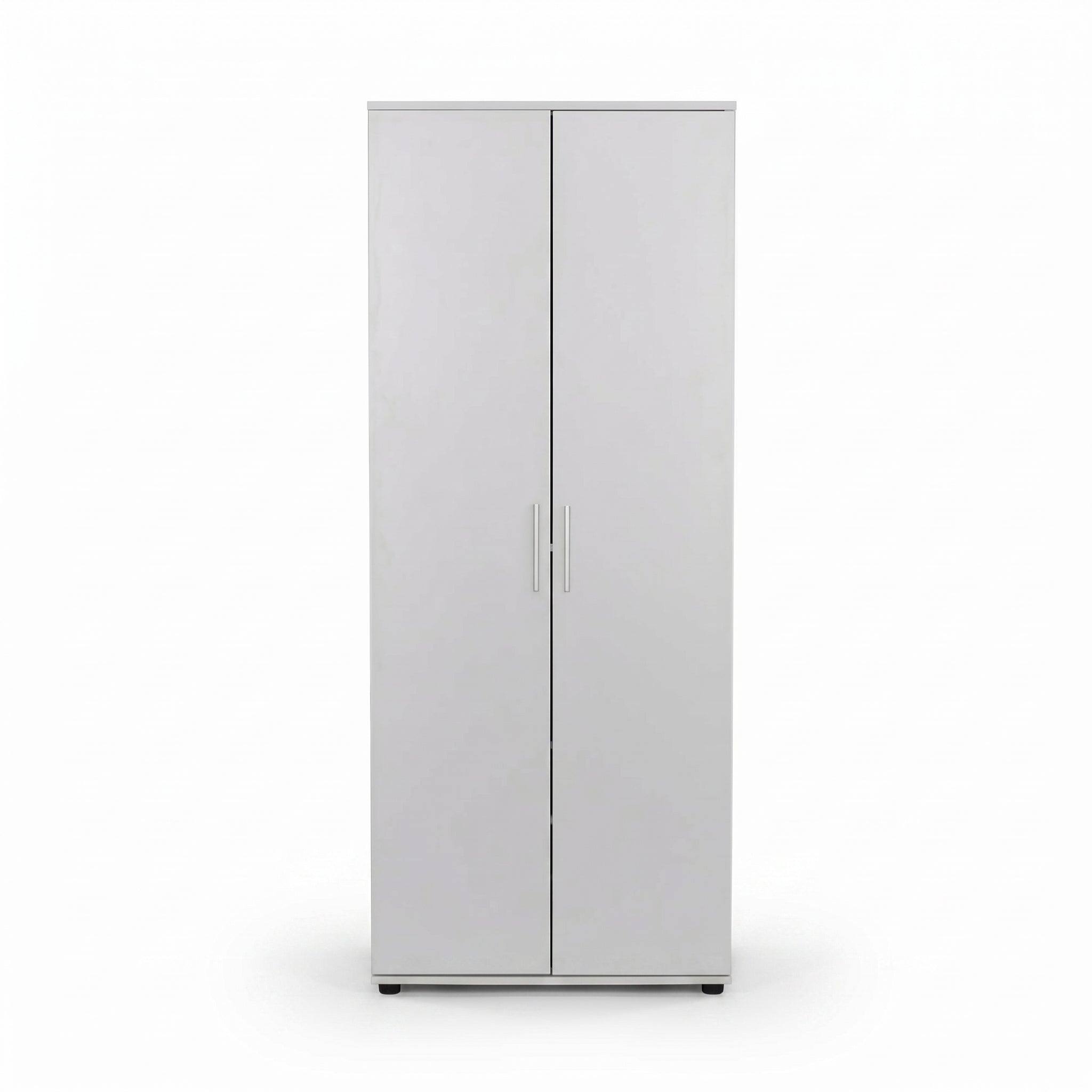 Dulap Multifunctional Adore Porto, 2 usi, 8 rafturi, Alb, 76 x 187