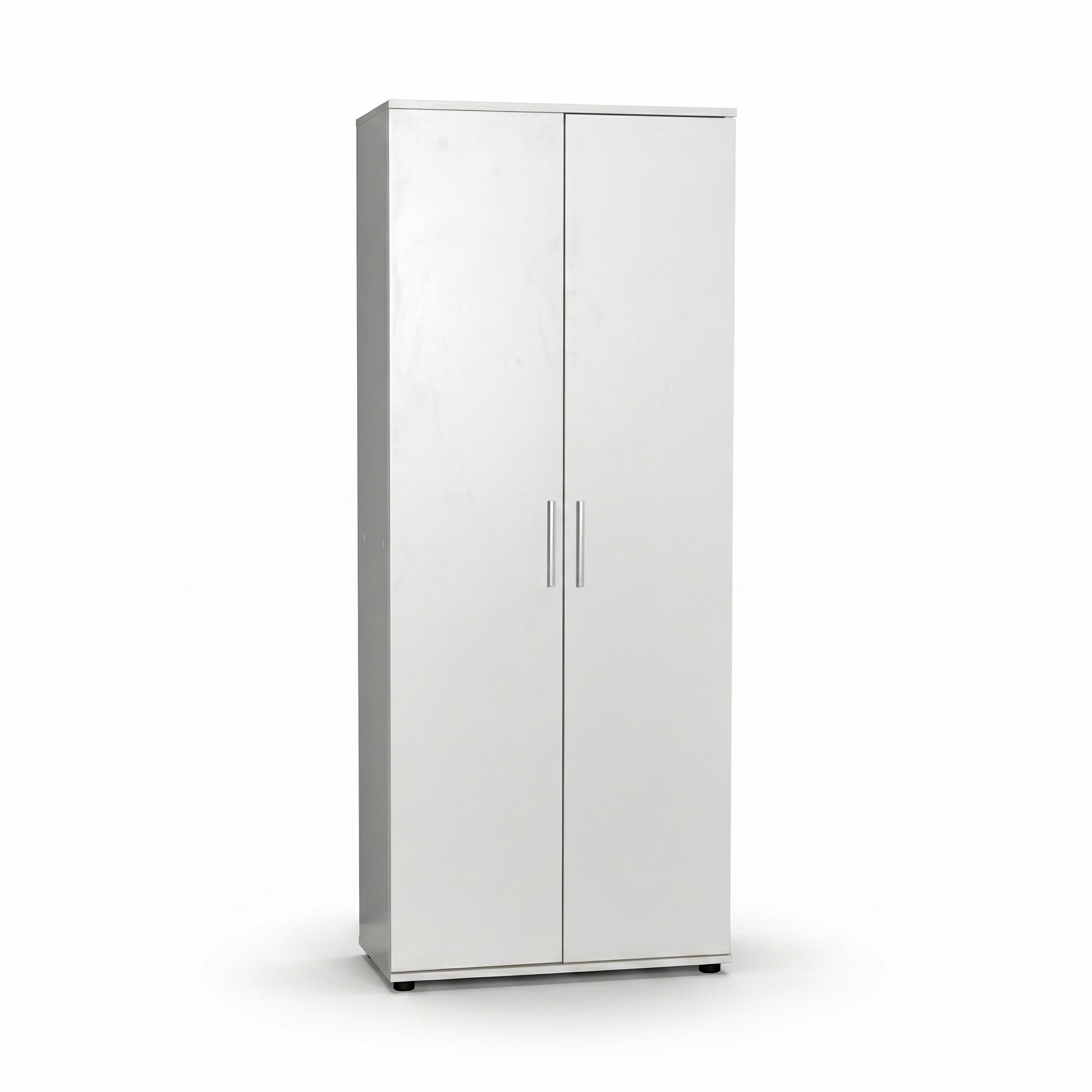 Dulap Multifunctional Adore Porto, 2 usi, 8 rafturi, Alb, 76 x 187