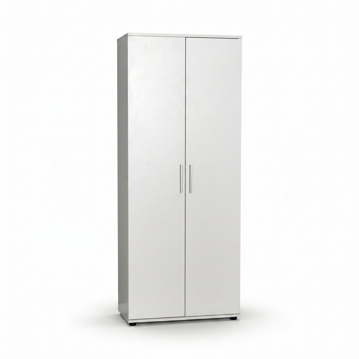 Dulap Multifunctional Adore Porto, 2 usi, 8 rafturi, Alb, 76x187x36 cm