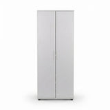Dulap Multifunctional Adore Porto, 2 usi, 8 rafturi, Alb, 76x187x36 cm