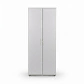 Dulap Multifunctional Adore Porto, 2 usi, 8 rafturi, Alb, 76x187x36 cm, foto produs 6