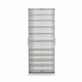 Dulap Multifunctional Adore Porto, 2 usi, 8 rafturi, Alb, 76x187x36 cm, foto produs 8