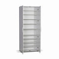 Dulap Multifunctional Adore Porto, 2 usi, 8 rafturi, Alb, 76x187x36 cm, foto produs 9