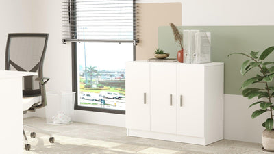 DULAP MULTIFUNCTIONAL AR3 - CA, Alb, 89 x 74 x 39 cm
