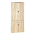 Dulap multifunctional Armadi, Stejar-Bej, 80x40x200 cm, detaliu produs