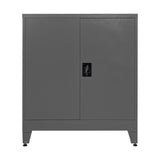 Dulap multifunctional Armon, Metal, Antracit, 90x45x100 cm