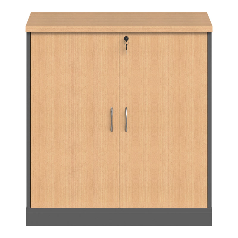 Dulap multifunctional Fesialo, 80x41x80 cm - Natural-Antracit