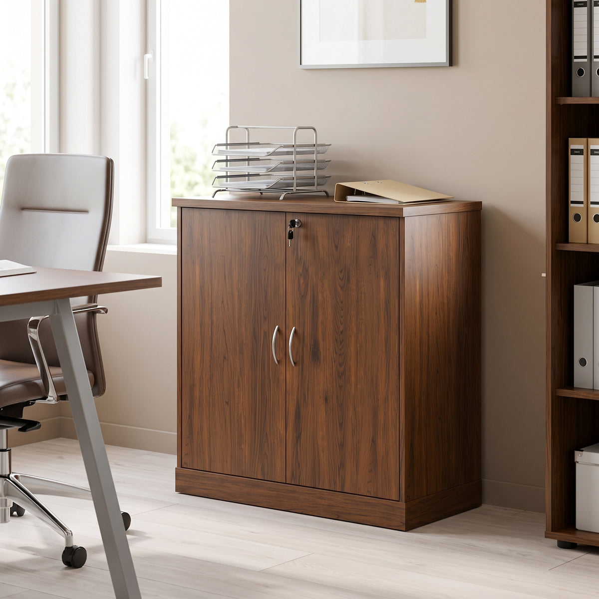 Dulap multifunctional Fesialo, 80x41x80 cm - Wenge