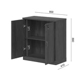 Dulap multifunctional Fesialo, 80x41x80 cm - Wenge