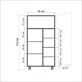 DULAP MULTIFUNCTIONAL Kiler - Multi Purpose Cabinet 3, Crem, 116x36x60 cm