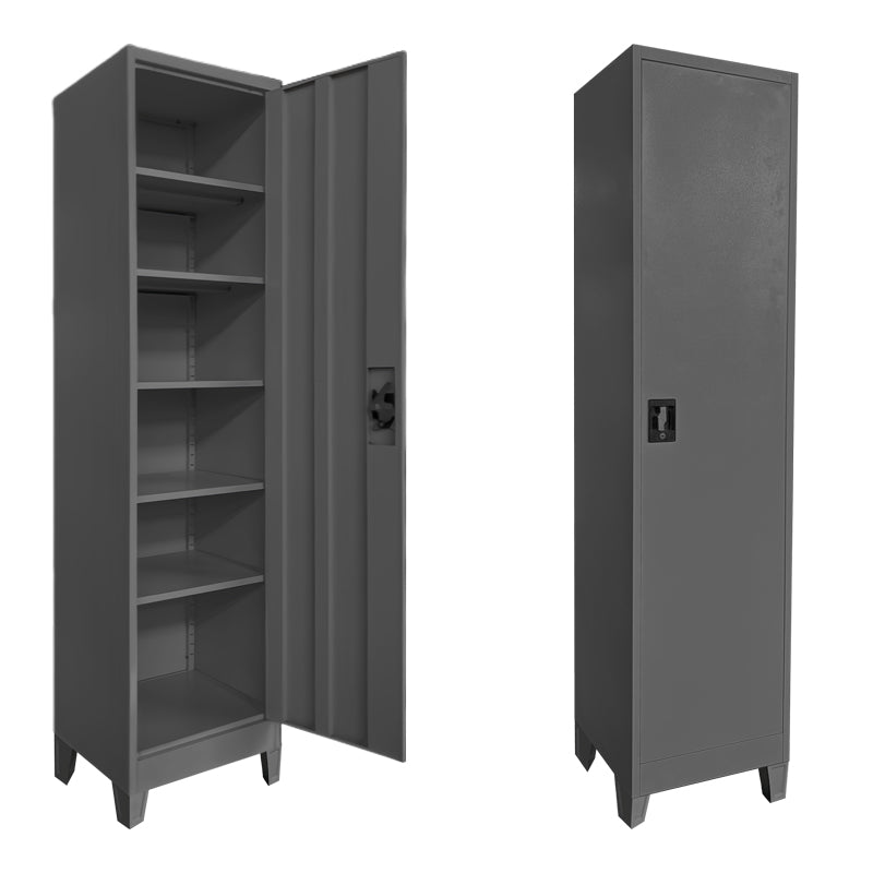 Dulap multifunctional Koya, Metal, Antracit, 45x50x190 cm
