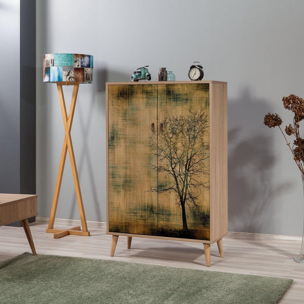Dulap Multifunctional Multibox -Multi Purpose Cabinet 13, Stejar Sonoma, 127x36x80 cm