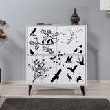 DULAP MULTIFUNCTIONAL Multilüx Multi Purpose Cabinet 3, Alb, 111x36x95 cm