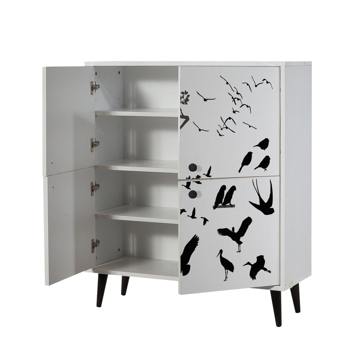 DULAP MULTIFUNCTIONAL Multilüx Multi Purpose Cabinet 3, Alb, 111x36x95 cm