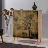 Dulap Multifunctional Multilüx Multi Purpose Cabinet 7, Stejar Sonoma, 111x36x95 cm