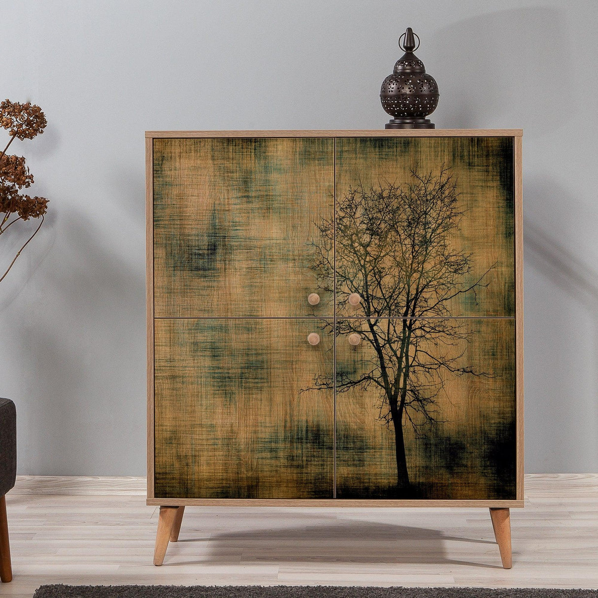 DULAP MULTIFUNCTIONAL Multilüx Multi Purpose Cabinet 7, Stejar Sonoma, 111x36x95 cm