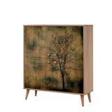 DULAP MULTIFUNCTIONAL Multilüx Multi Purpose Cabinet 7, Stejar Sonoma, 111x36x95 cm
