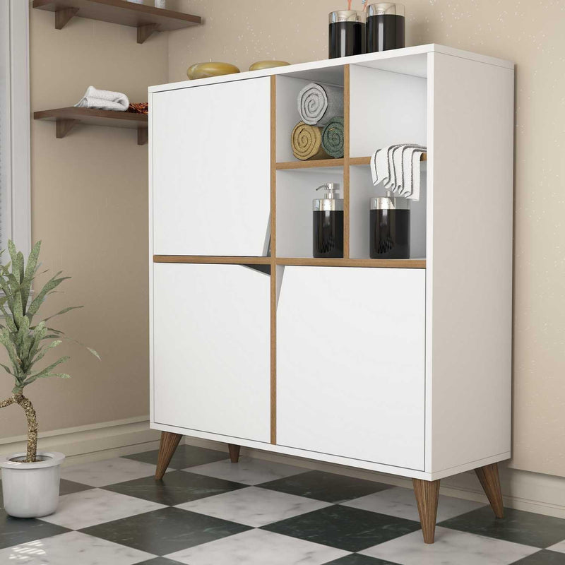 Dulap Multifunctional Pulse Alb, 30x115x100 cm