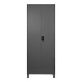 Dulap multifunctional Zogi, Metal, 70x40x190 cm - Antracit